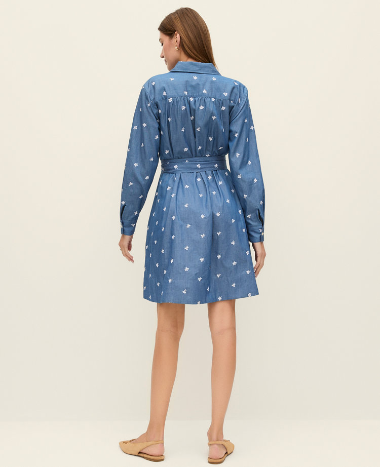 Weekend Collection Embroidered Belted Dress