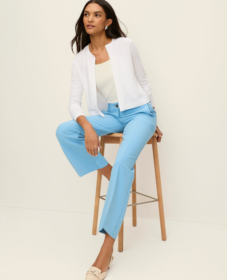 Petite Cropped Open Cardigan