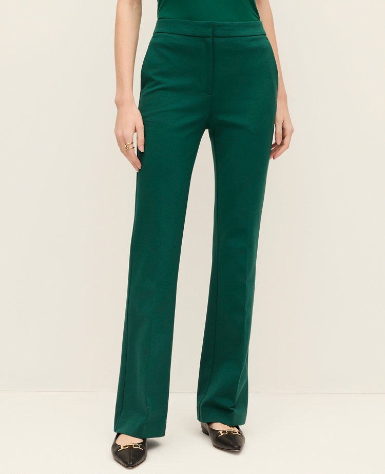 The Petite Skinny Flare Trouser in Ponte