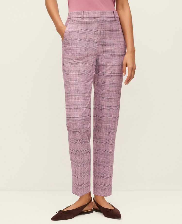 The High Rise Everyday Ankle Pant in Plaid