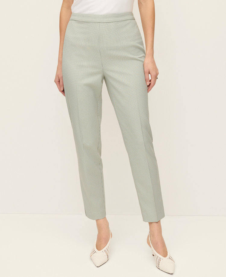 The Petite Natalie Pant in Houndstooth