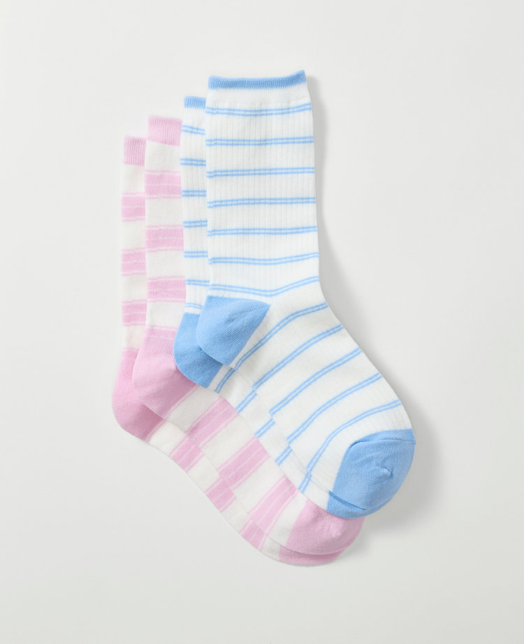 Striped Crew Sock Set