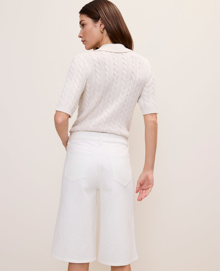 Ann Taylor The Bermuda Short White Women's