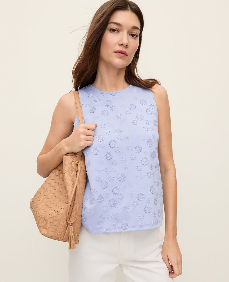 Petite Daisy Appliqué Tank Top