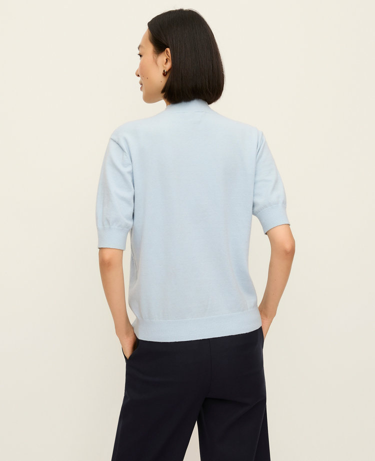 Mock Neck Sweater Tee