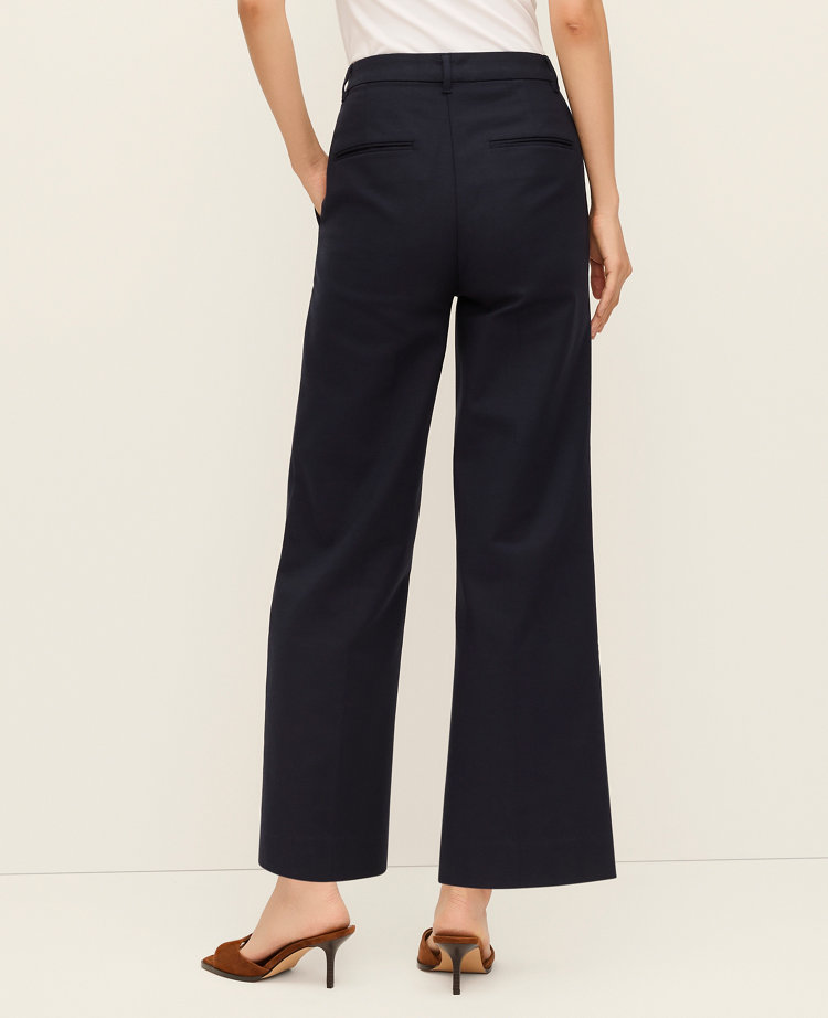 The Petite High Rise Everyday Ankle Pant in Stretch Cotton