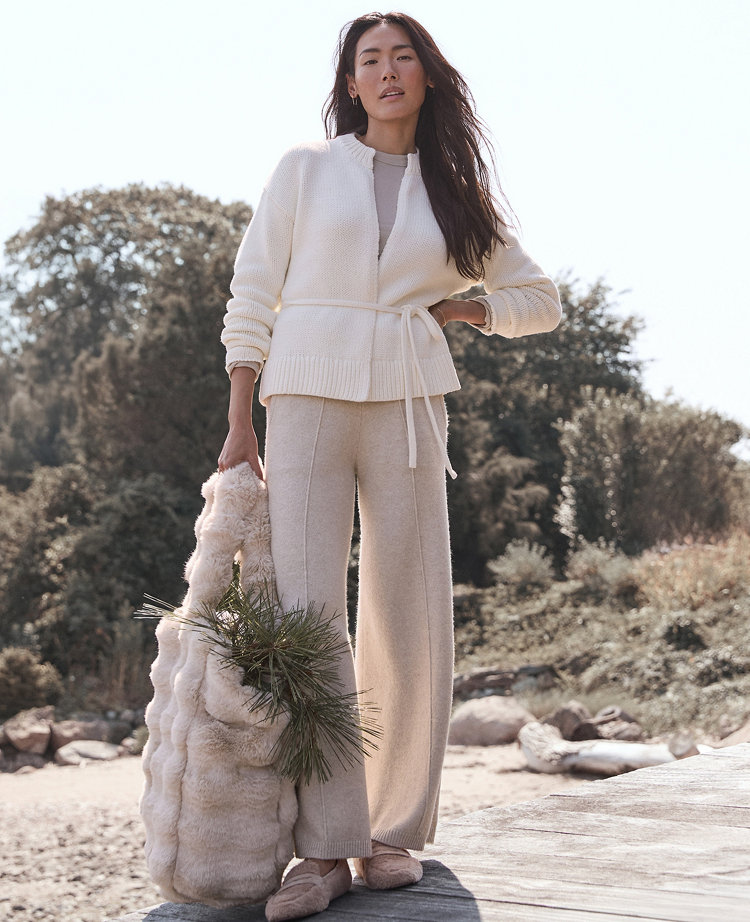 Haven Well Within Chunky Cotton Blend Belted Cardigan