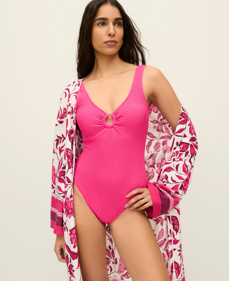 Tortoiseshell Ring One Piece Swimsuit