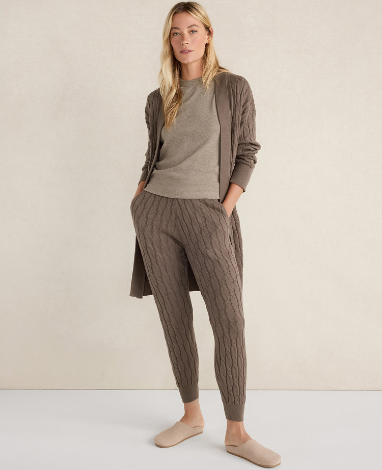 Haven Well Within Organic Cotton Cashmere Cable Cardigan