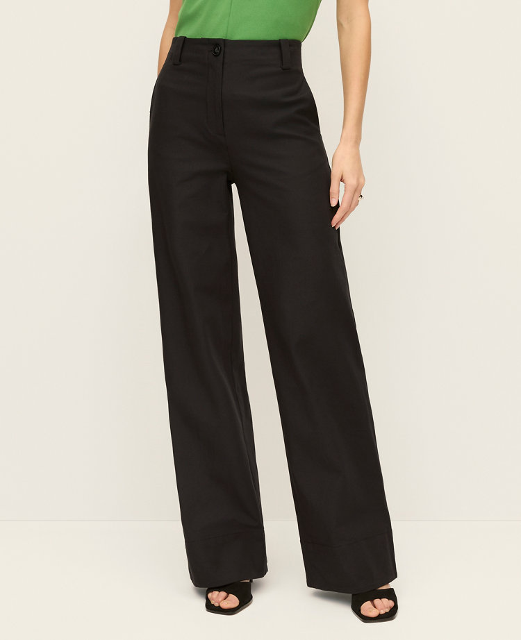 The Modern Wide-Leg Pant in Twill