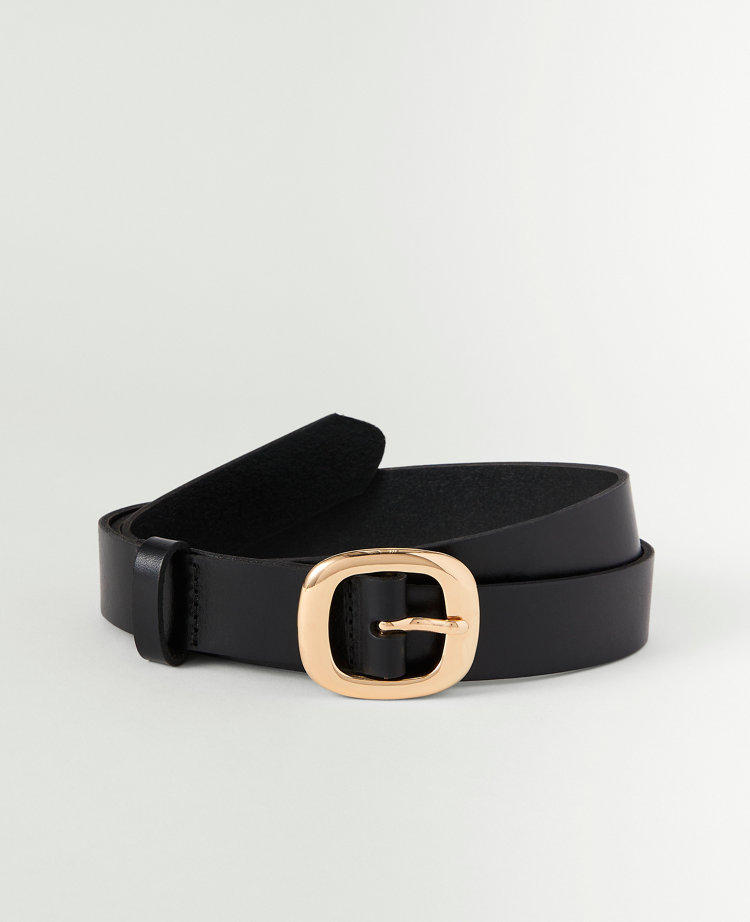 Leather Square Buckle Belt