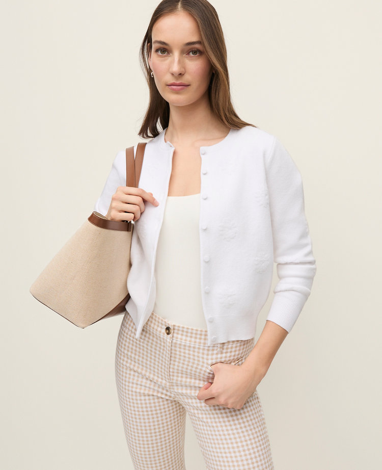 Floral Jacquard Ann Cardigan