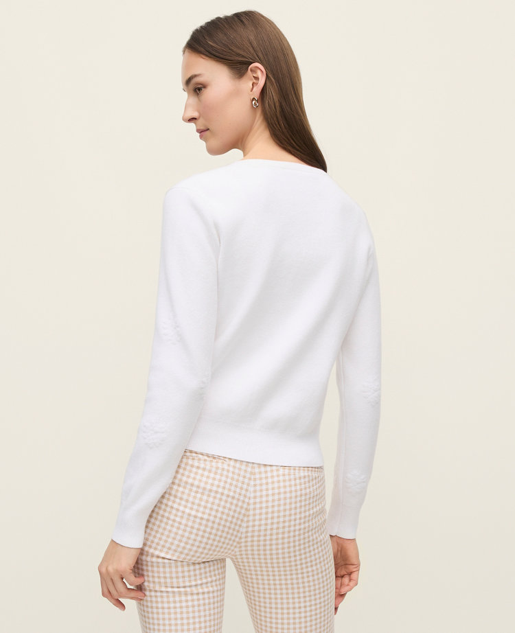 Floral Jacquard Ann Cardigan