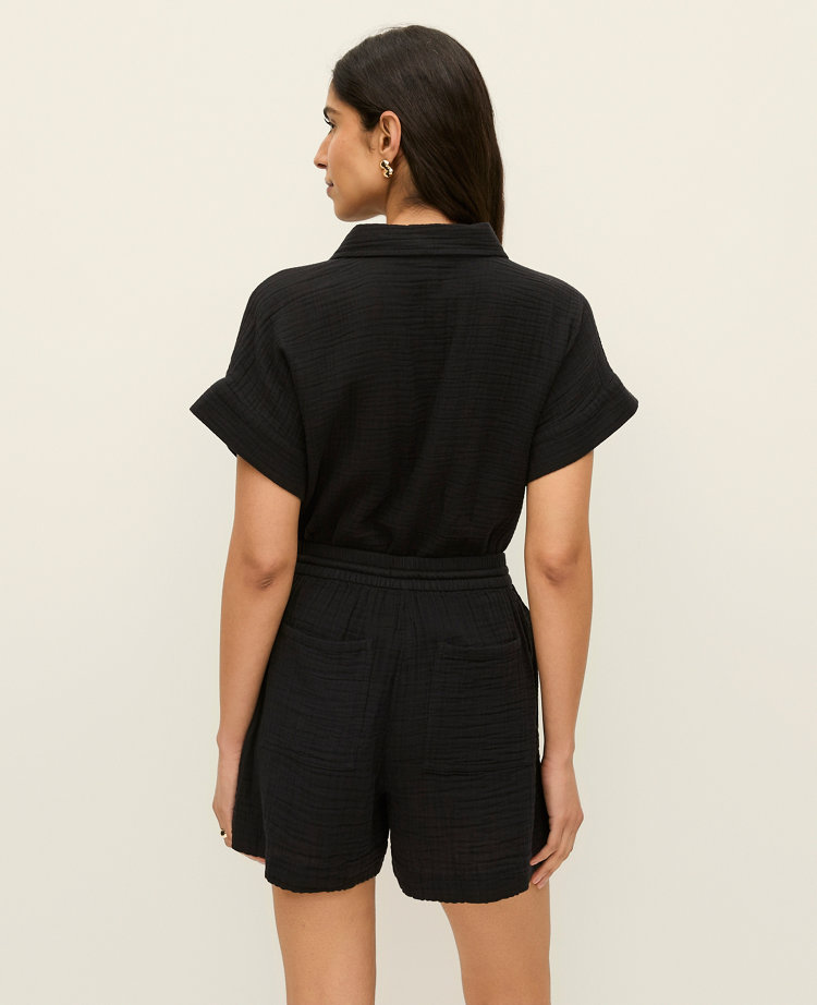 The Pull-On Short in Triple Cloth