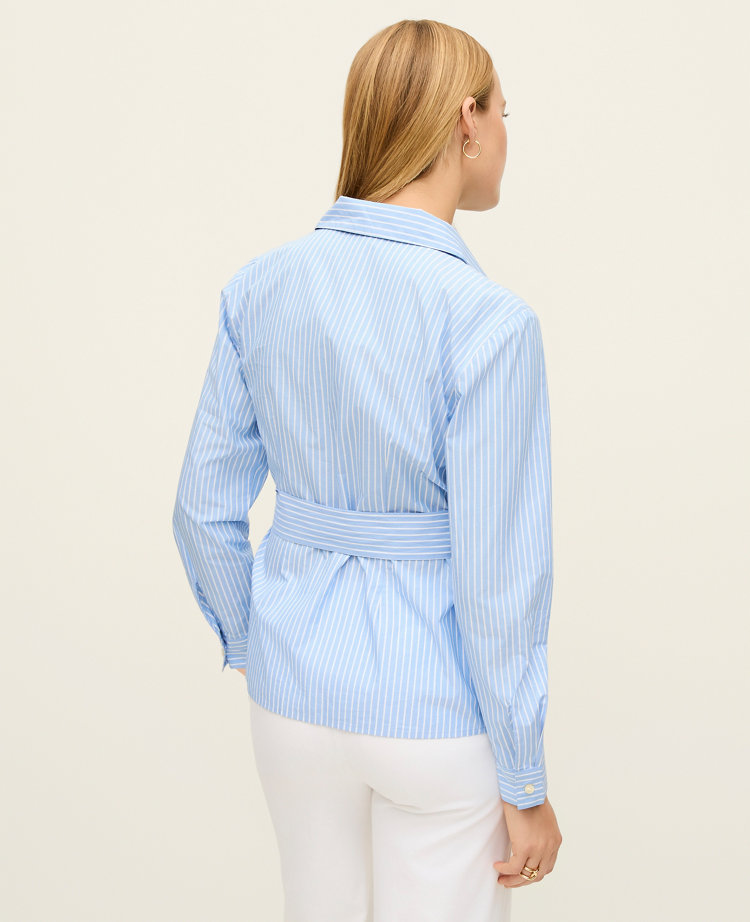 Embellished Wrap Blouse