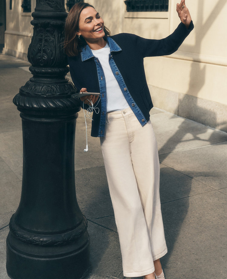 The Drapey Trouser Crop Jean