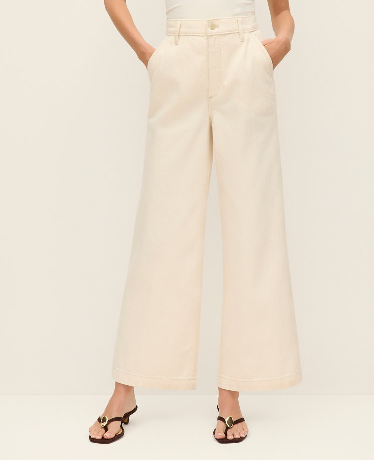 The Petite Drapey Trouser Crop Jean