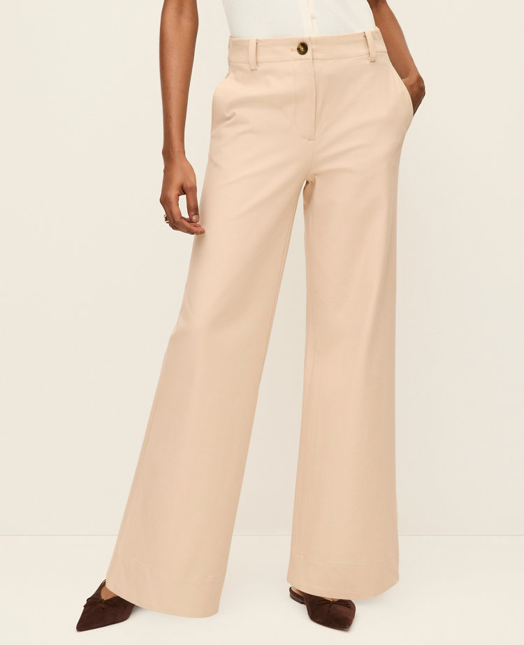 The Petite Modern Wide Leg Pant in Bi-Stretch