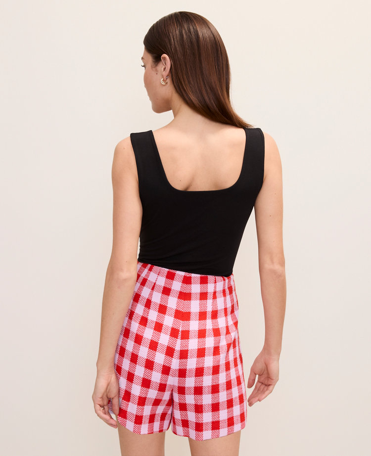 The Petite Side Zip Short in Twill