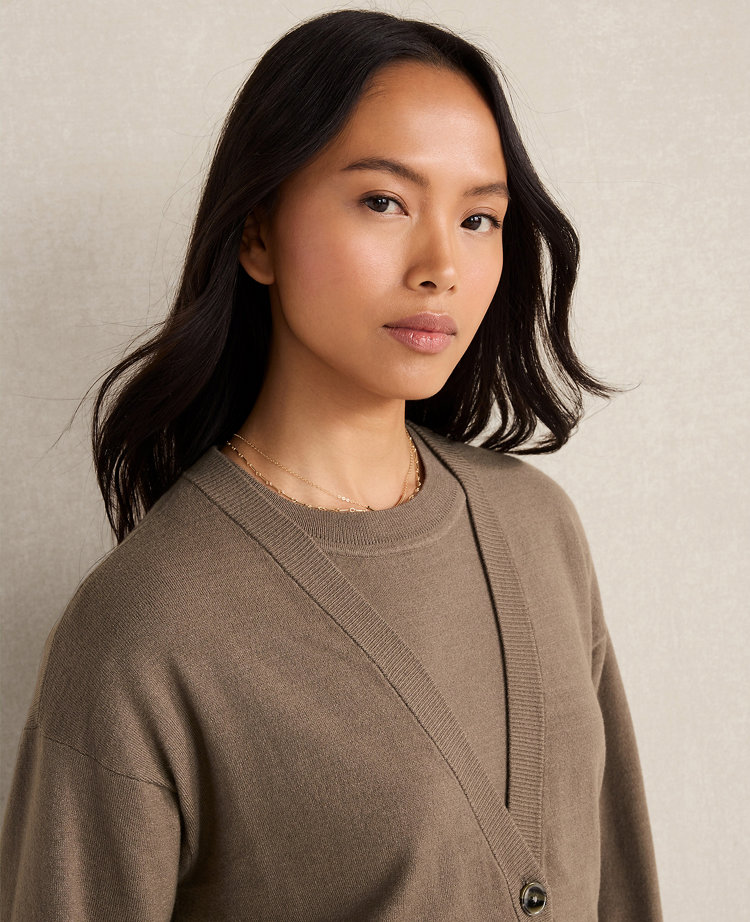 Haven Well Within Relaxed Jersey Cardigan