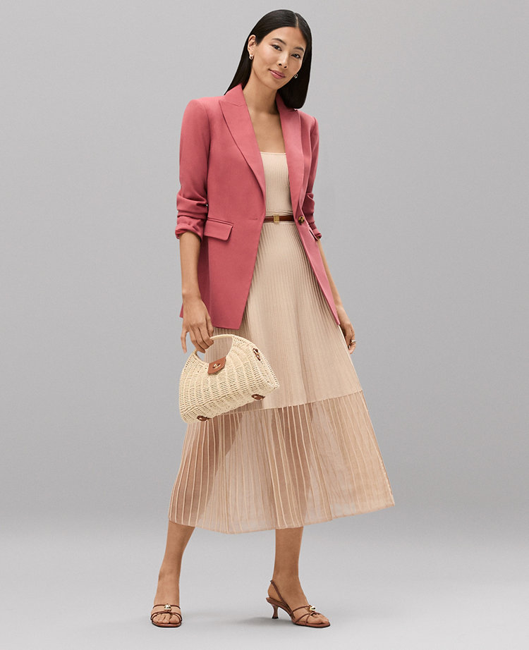 Square Neck Ribbed Sweater Dress