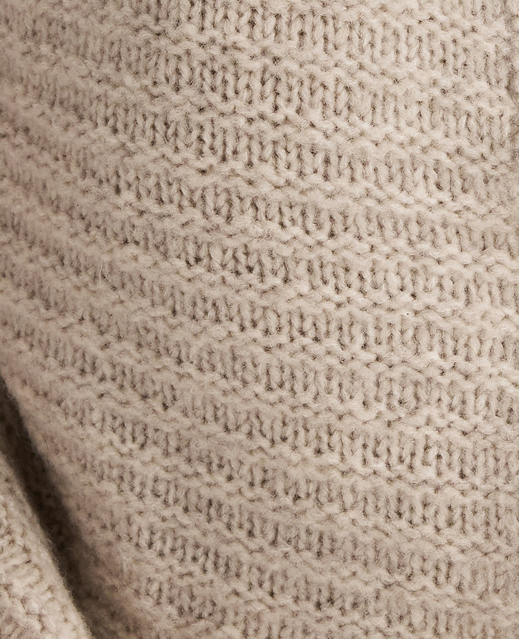 Ann Taylor Haven Well Within Merino Wool Cashmere Link Stitch Cardigan Women's