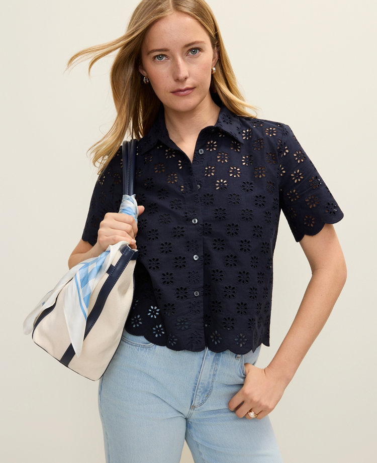 Eyelet Blouse