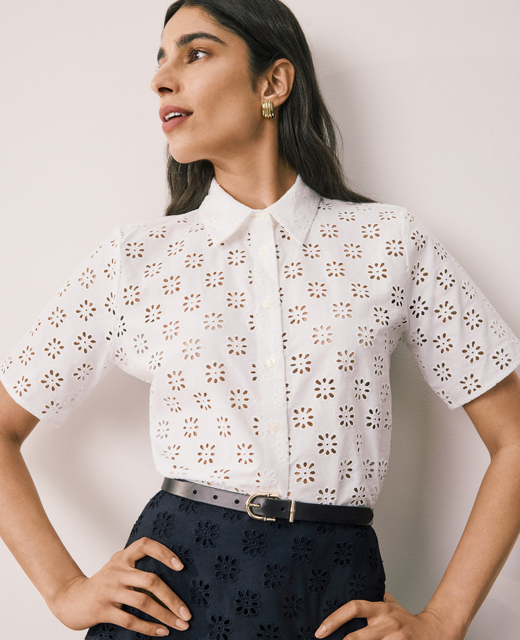 Eyelet Blouse