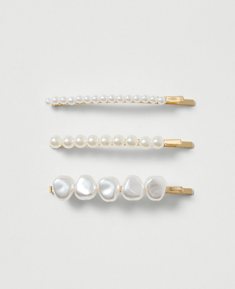 Pearl Hair Clip Set