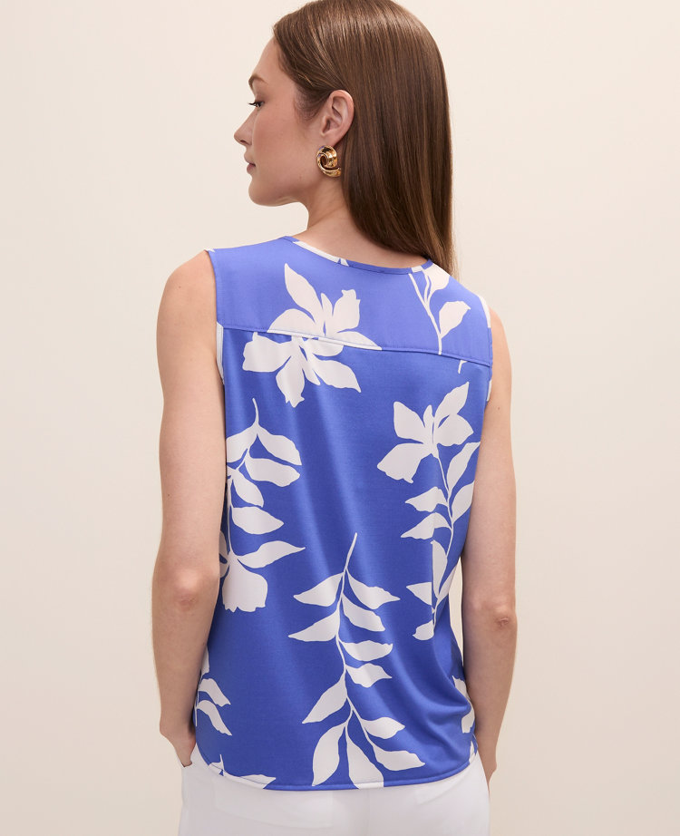Floral Mixed Media Top
