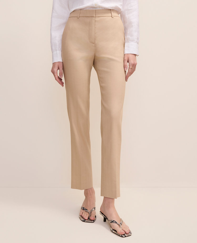 The Everyday Ankle Pant in Linen Blend carousel Product Image 2