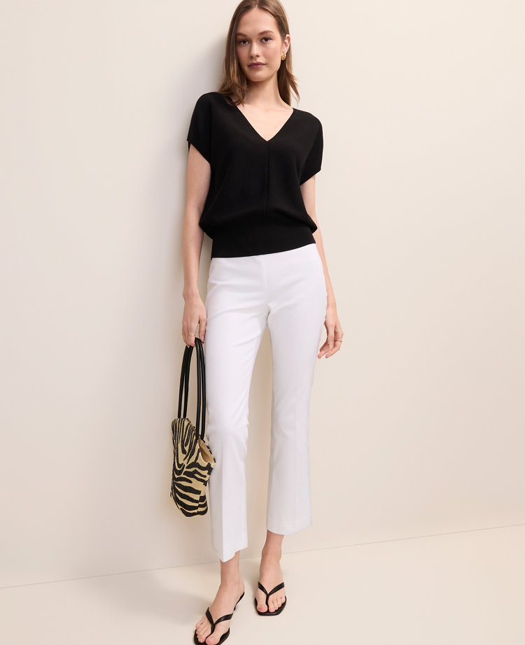 The Petite Flare Capri Pant