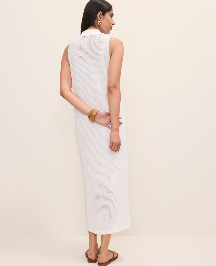 Collared Halter Sweater Dress carousel Product Image 2