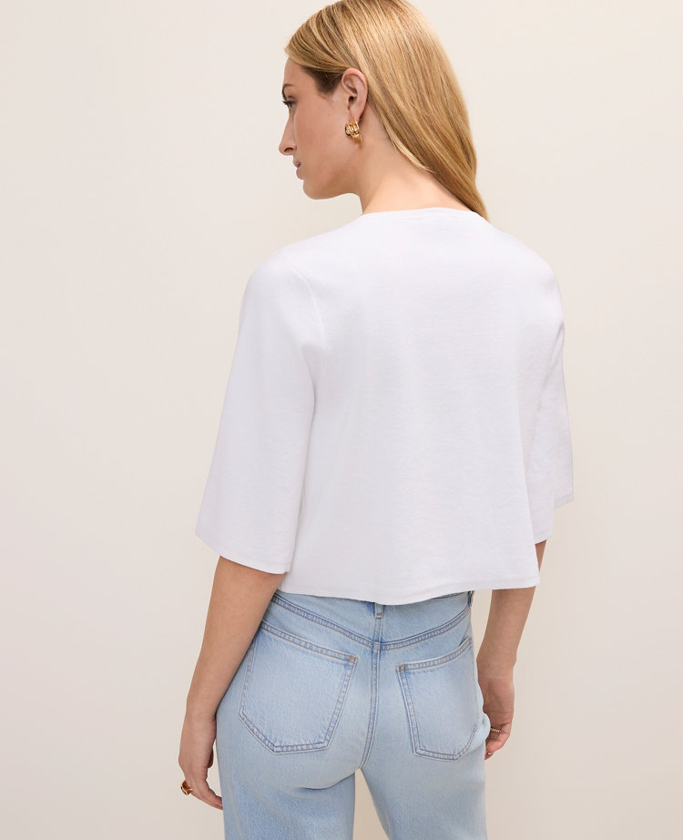 Petite Crew Neck Sweater Cape