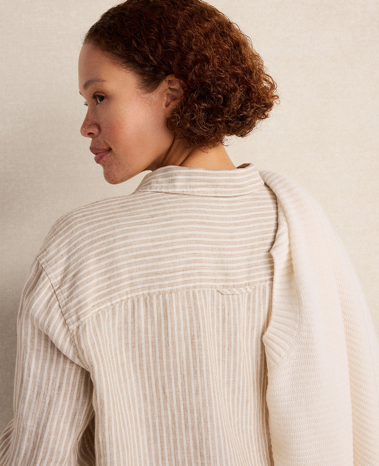 Haven Well Within The Daily Shirt in Everweave Linen Stripe