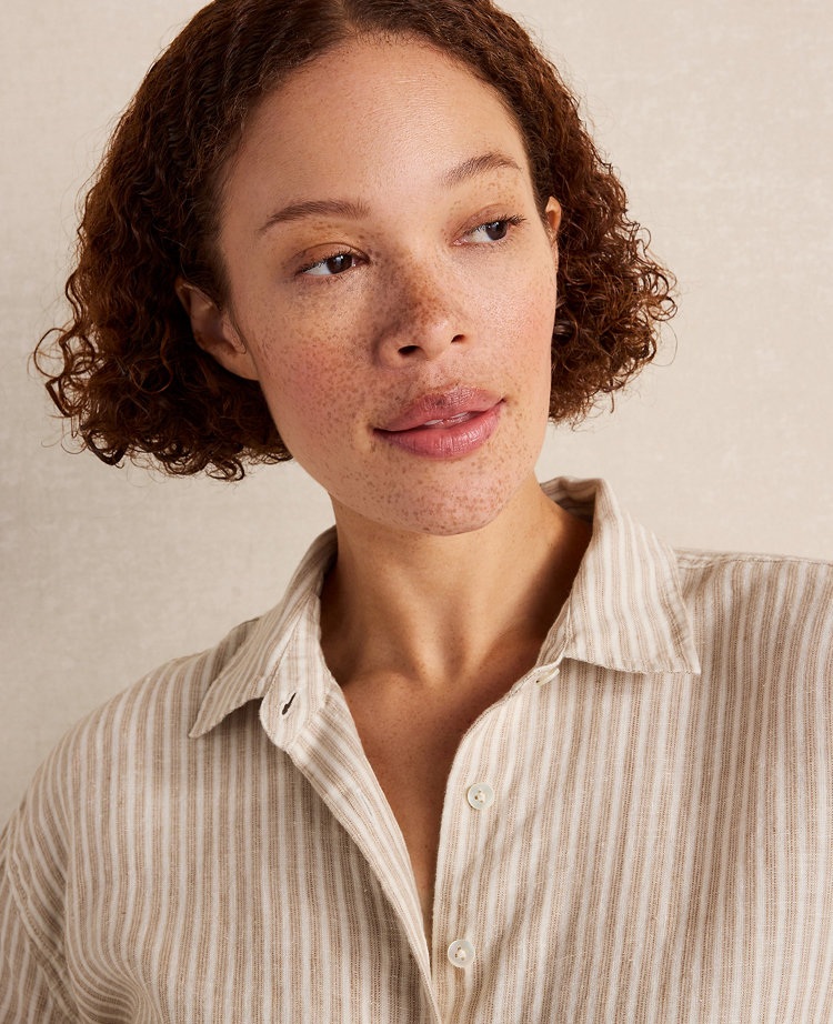 Haven Well Within The Daily Shirt in Everweave Linen Stripe