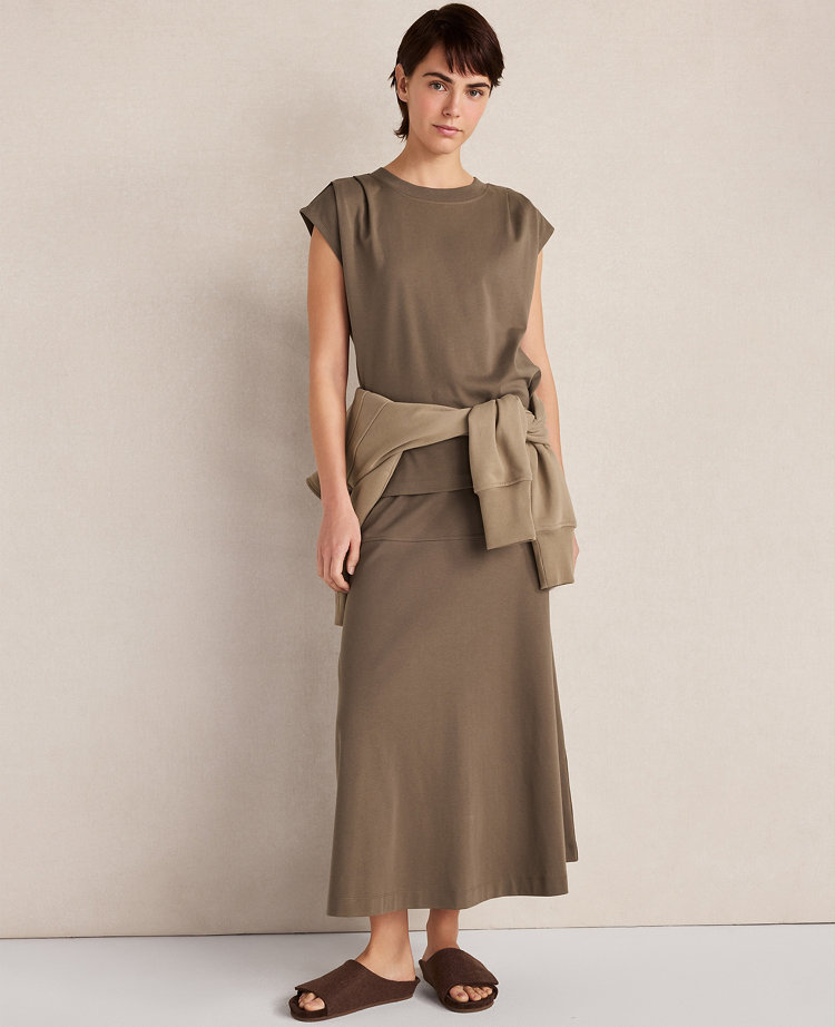 Haven Well Within Organic Cotton Interlock Pleated Tee