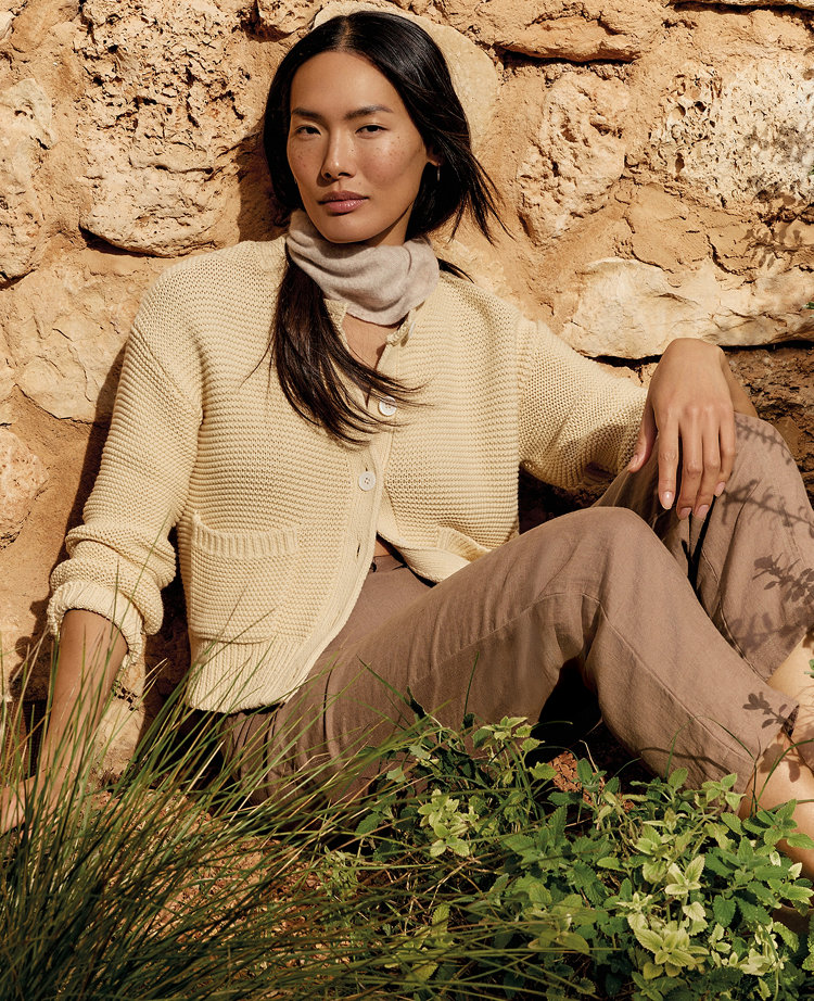 Haven Well Within Cotton Link Stitch Cardigan