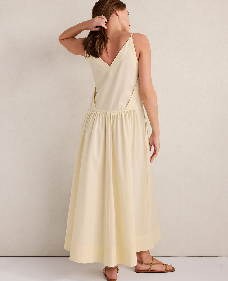 Haven Well Within Organic Cotton Poplin Strappy Maxi Dress