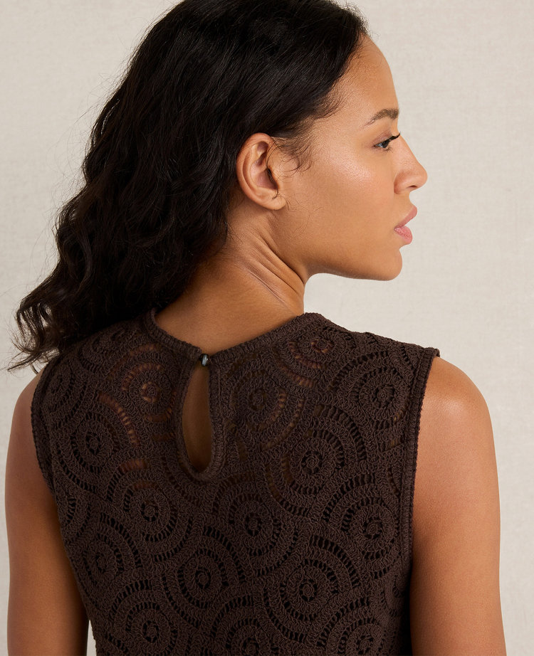 Haven Well Within Cotton Crochet Scalloped Tank