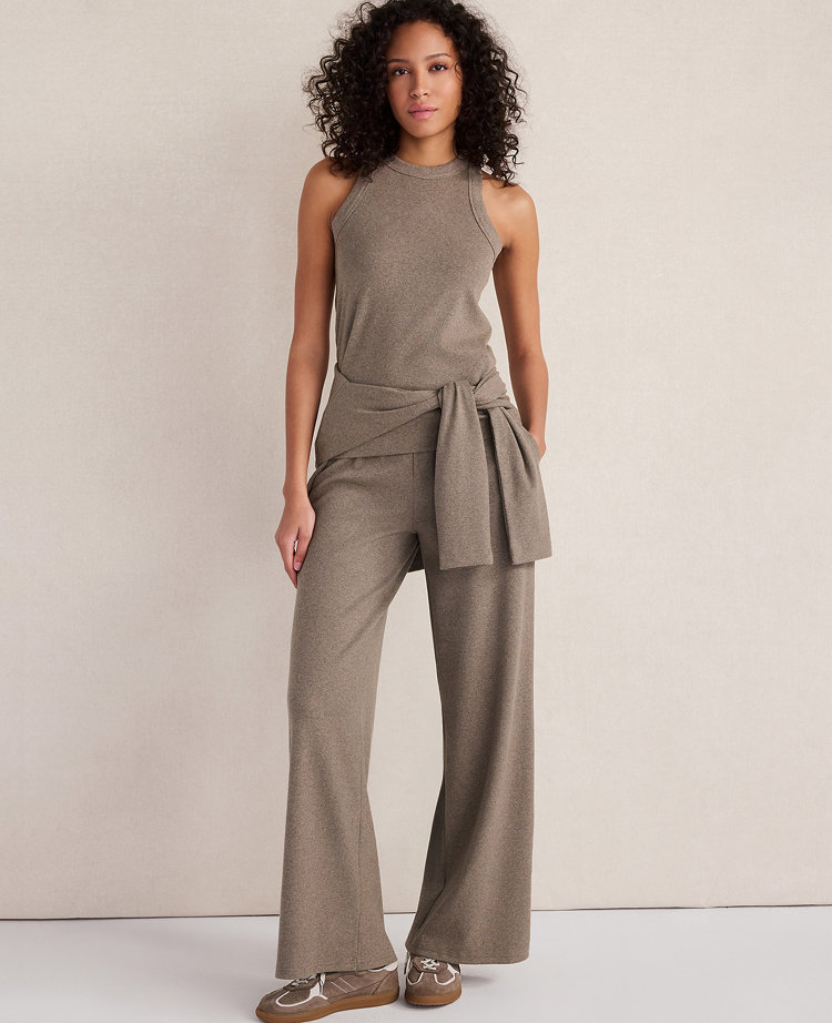 Haven Well Within Organic Cotton Rib Knit High Neck Tank