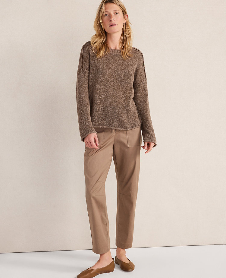 Haven Well Within Linen Tape Yarn Crewneck