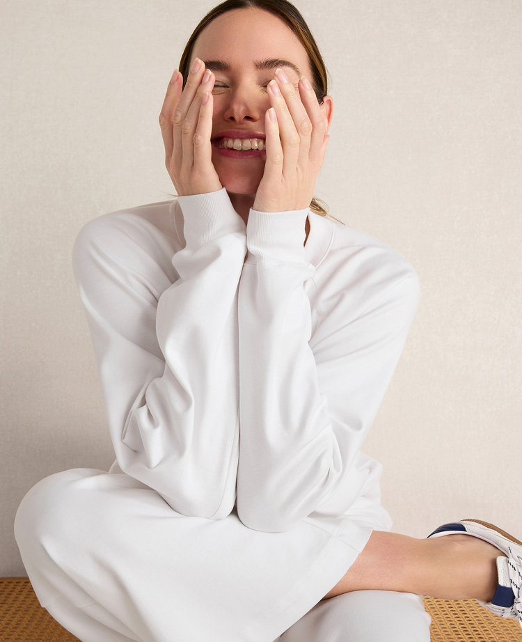 Haven Well Within Organic Cotton Interlock Everyday Sweatshirt