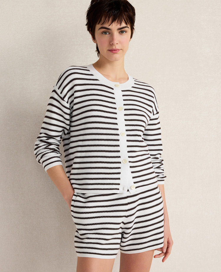 Haven Well Within Cotton Stripe Cardigan
