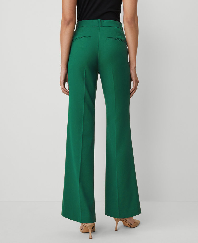 The Petite Flare Trouser Pant in Textured Drape
