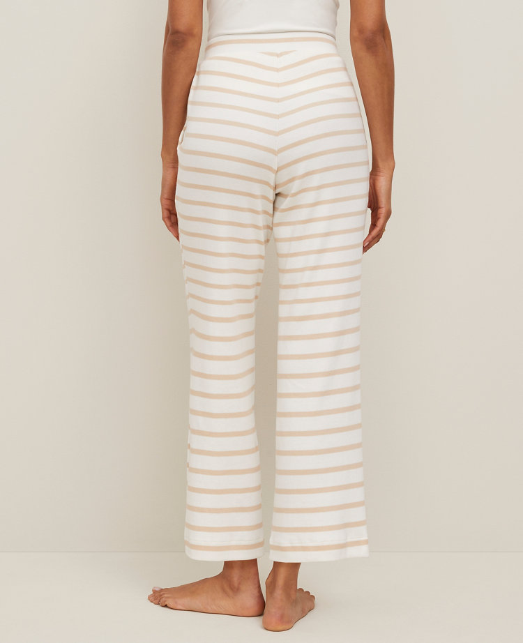 Ribbed Wide-Leg Lounge Pants