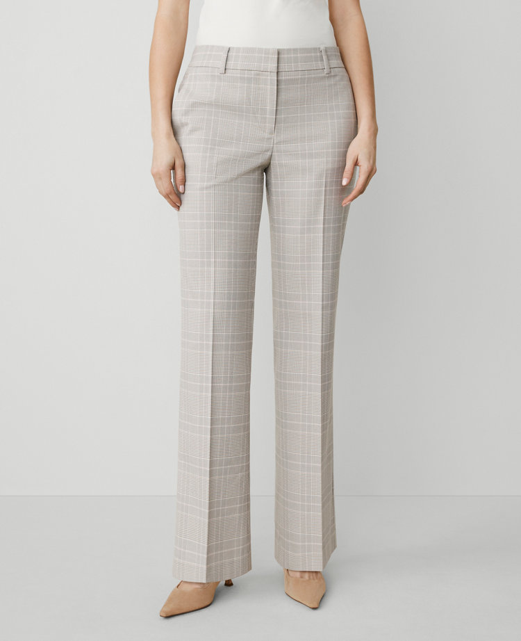 The Petite Jayne Trouser Pant in Plaid — Curvy Fit