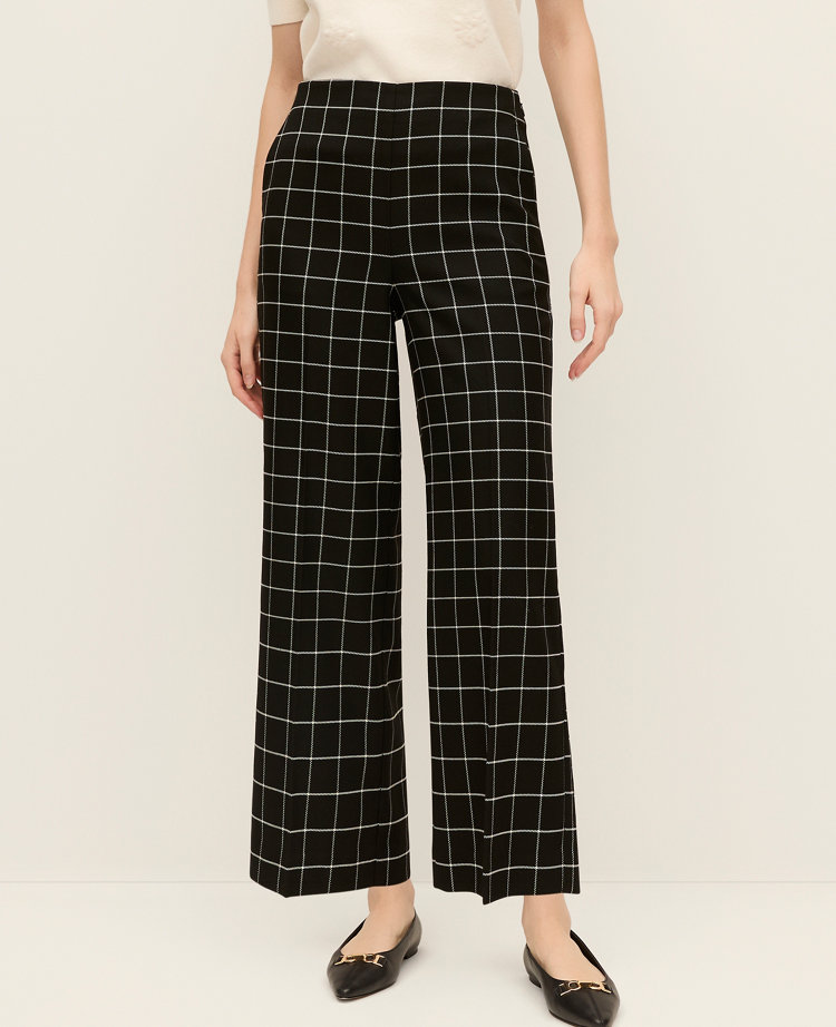 The Petite Grace Pant in Windowpane