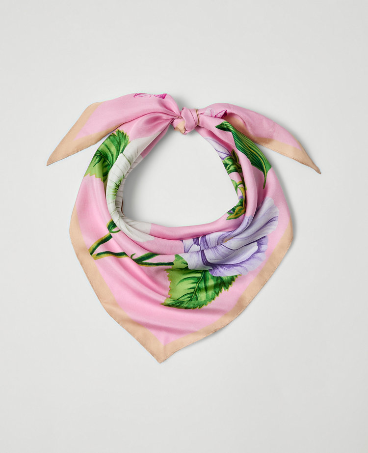 Floral Silk Scarf