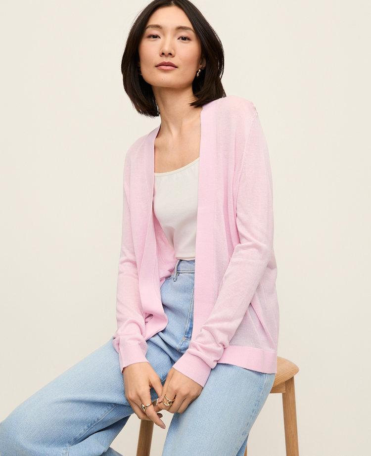 Lightweight Open Cardigan